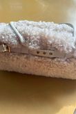 Hicks Shearling Barrel Bag Natural